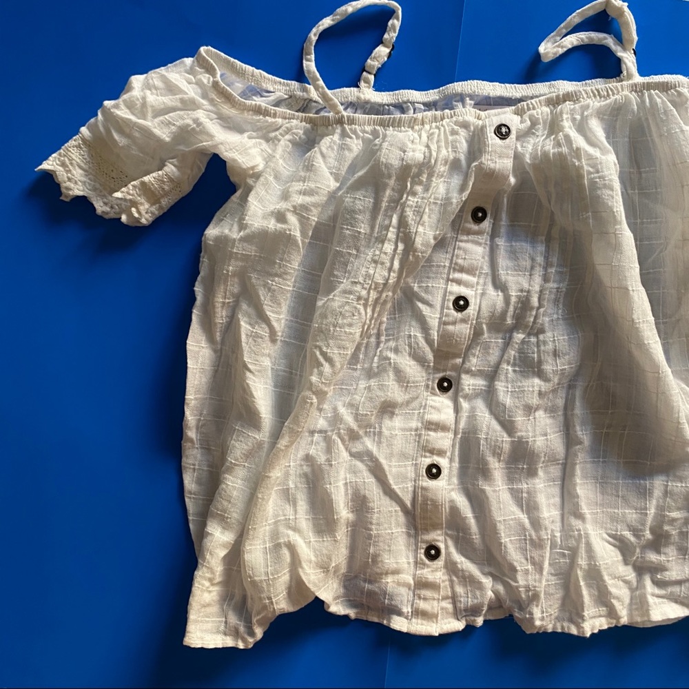 Semi-sheer boho top